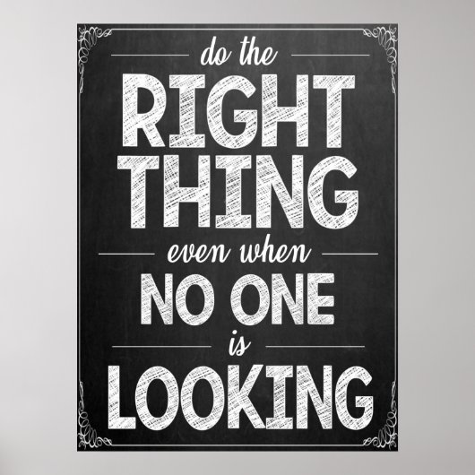 Doe het juiste klaslokaal Poster (Voorkant)