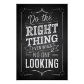 Doe het juiste Poster Perfect Poster (Voorkant)