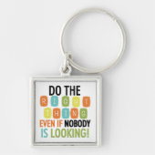 Doe het juiste sleutelhanger (Voorkant)