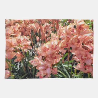 Doe het nu - met orchideeën theedoek