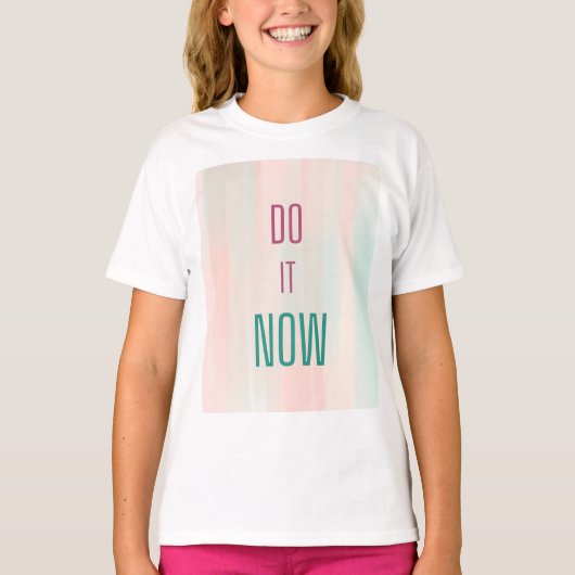 Doe het nu t-shirt (Voorkant)
