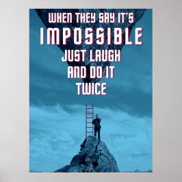 Doe het Onmogelijke - Twee keer Poster