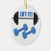 Doe het op! keramisch ornament (Rechts)