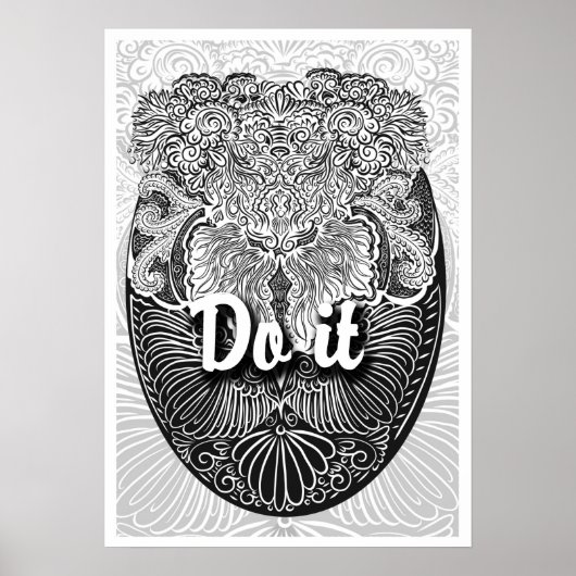 Doe het - Positieve quotes Poster (Voorkant)