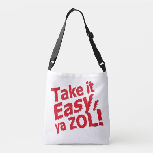 Doe het rustig aan, Ya Zool Crossbody Tas (Achterkant)