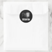 Doe het schrijven ding PT136 Sticker (Tas)