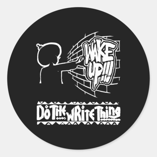 Doe het schrijven ding PT136 Sticker (Voorkant)