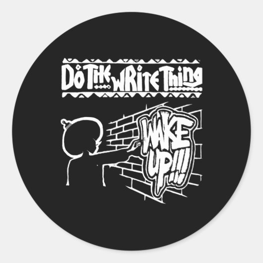 Doe het schrijven ding PT149 Sticker (Voorkant)