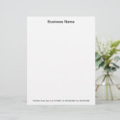 DOE HET U ZELF ~ Business Letterhead Ready-sjablon Custom Briefhoofd (Staand voorkant)