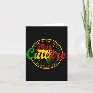 Doe het voor de cultuur zwarte geschiedenis maand  kaart