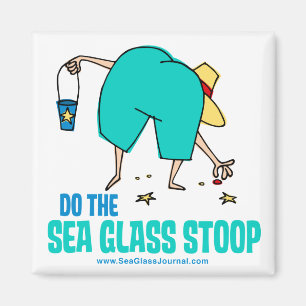 Doe het Zee Glass Stoop! Magneet
