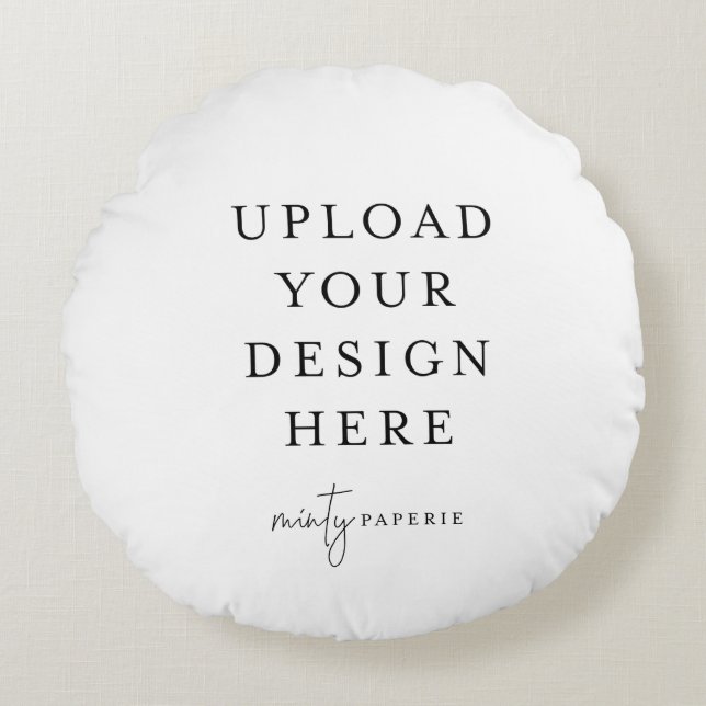 Doe het zelf 16 inch rond kussen (Voorkant)