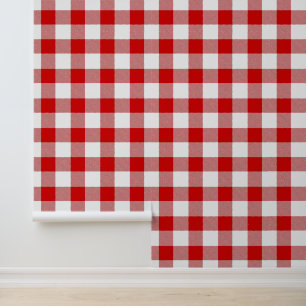 Doe-het-zelf-achtergrondkleur Buffalo Check Plaid  Behang