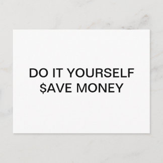 DOE HET ZELF ~ Briefkaart / Uitnodigingen