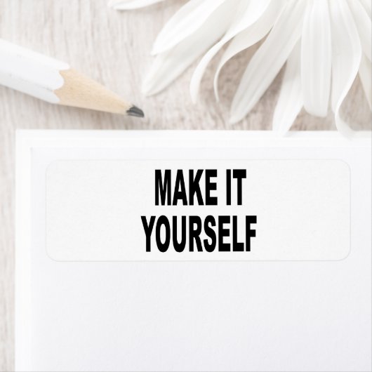 Doe het zelf etiket (Insitu)