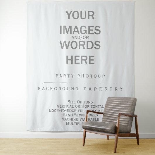 Doe-het-zelf-feestfoto-achtergrond - 224 cm x 264  wandkleed (In situ)