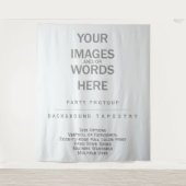 Doe-het-zelf-feestfoto-achtergrond - 224 cm x 264  wandkleed (Voorkant)