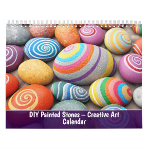 Doe-het-zelf geschilderde stenen – Creatieve kunst Kalender