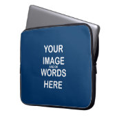 Doe het zelf - laptophoes van 15-17 inch laptop sleeve (Voorkant Links)