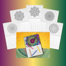 Doe-het-zelf Mandala Kleurplaat Omtrek Kunst -