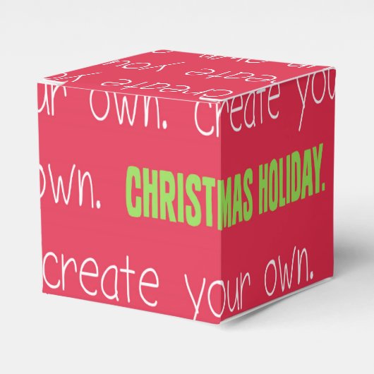 Doe het zelf op vakantie bedankdoosjes (Voorkant Zijde)