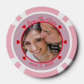 Doe-het-zelf - Reserveer de datum Poker Chips (Achterkant)