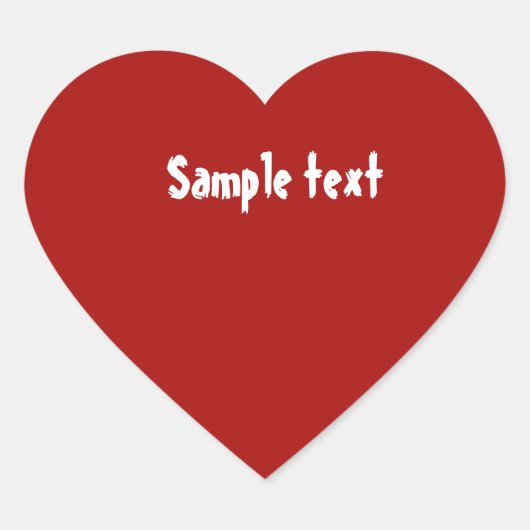 Doe-het-zelf sjabloon gemakkelijk kleur wijzigen f hart sticker (Voorkant)