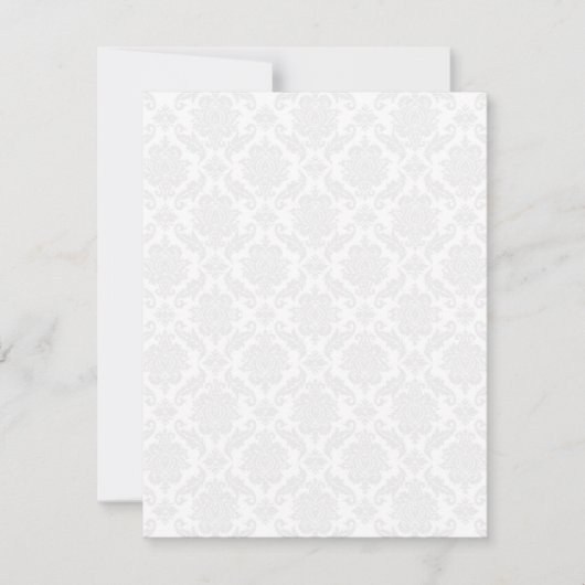 Doe-het-zelf tafelkaartjes voor een trouwfeest in kaart (Voorkant)