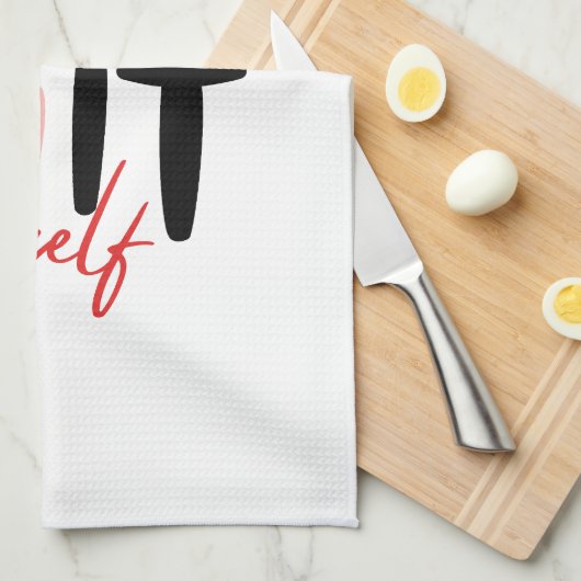 Doe het zelf theedoek (Quarter Fold)