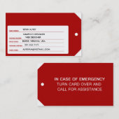 Doe het zelf visitekaartje (Voorkant / Achterkant)