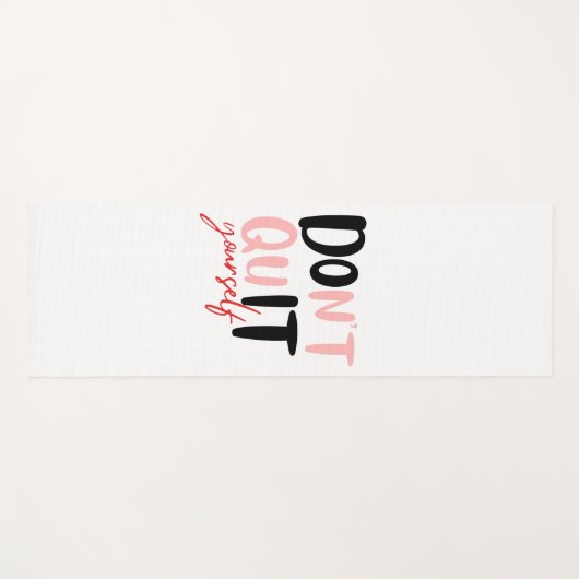 Doe het zelf yogamat (Voorkant (horizontaal))