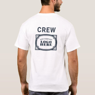 Doe-Het-Zelf Zakelijk Logo Website Adres Werknemer T-shirt