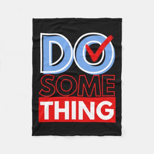 Doe iets Michelle Obama Harris Wheimer 2024 Fleece Deken (Voorkant)