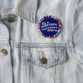 Doe iets | Stemming Kamala 2024 Ronde Button 5,7 Cm (In situ)