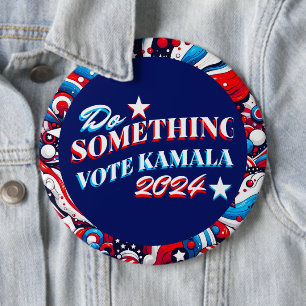 Doe iets   Stemming Kamala 2024 Ronde Button 6,0 Cm