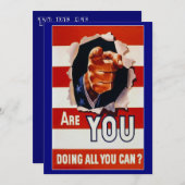 Doe je alles wat je kunt? Invitie (Voorkant / Achterkant)