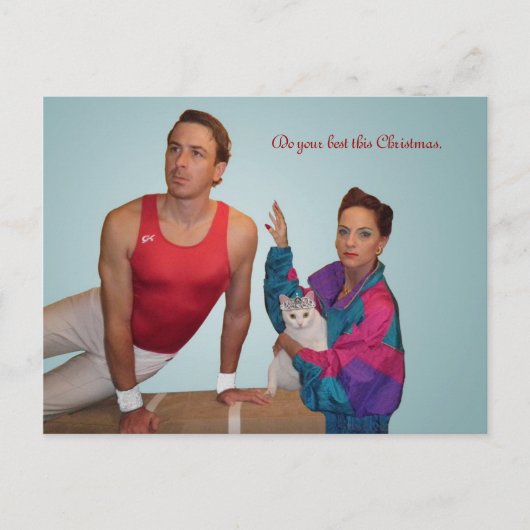 Doe je best deze kerst. feestdagenkaart (Voorkant)