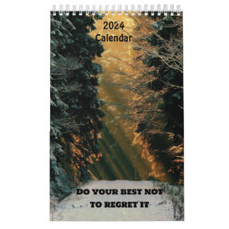 Doe je best om er geen spijt van te hebben 2024 bo kalender