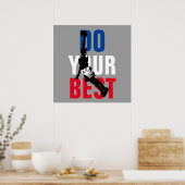 Doe je beste basketbal Inspirerend Poster (Keuken)