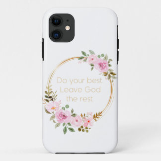 Doe je beste God de rest - Christelijke vrouwen iPhone 11 Hoesje