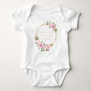 Doe je beste God de rest - Christelijke vrouwen Romper