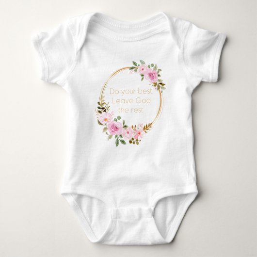 Doe je beste God de rest - Christelijke vrouwen Romper (Voorkant)