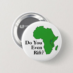 Doe Je Eigenlijk Rift? Oost-Afrikaanse Riftzone Ronde Button 5,7 Cm
