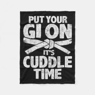 Doe Je Gi Aan Jiu-Jitsu Braziliaanse Jiu Jitsu Lie Fleece Deken