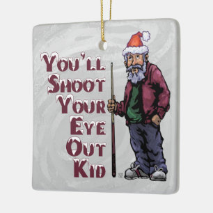 Doe je ogen uit keramisch ornament