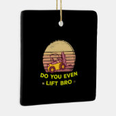 Doe je vorklift. keramisch ornament (Rechts)