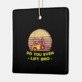 Doe je vorklift. keramisch ornament (Links)