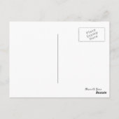 Doe jezelf nooit uit! briefkaart (Achterkant)