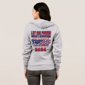 DOE-JOU-MISS-ME-YET-TRUMP HOODIE (Achterkant volledig)