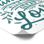 Doe Kleine dingen - het Inspirerend Poster van het (Hoek)